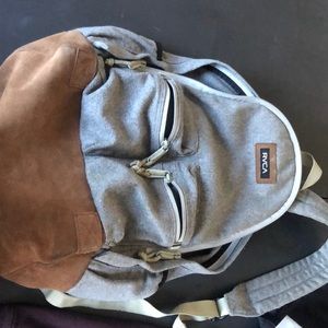 Gray backpack